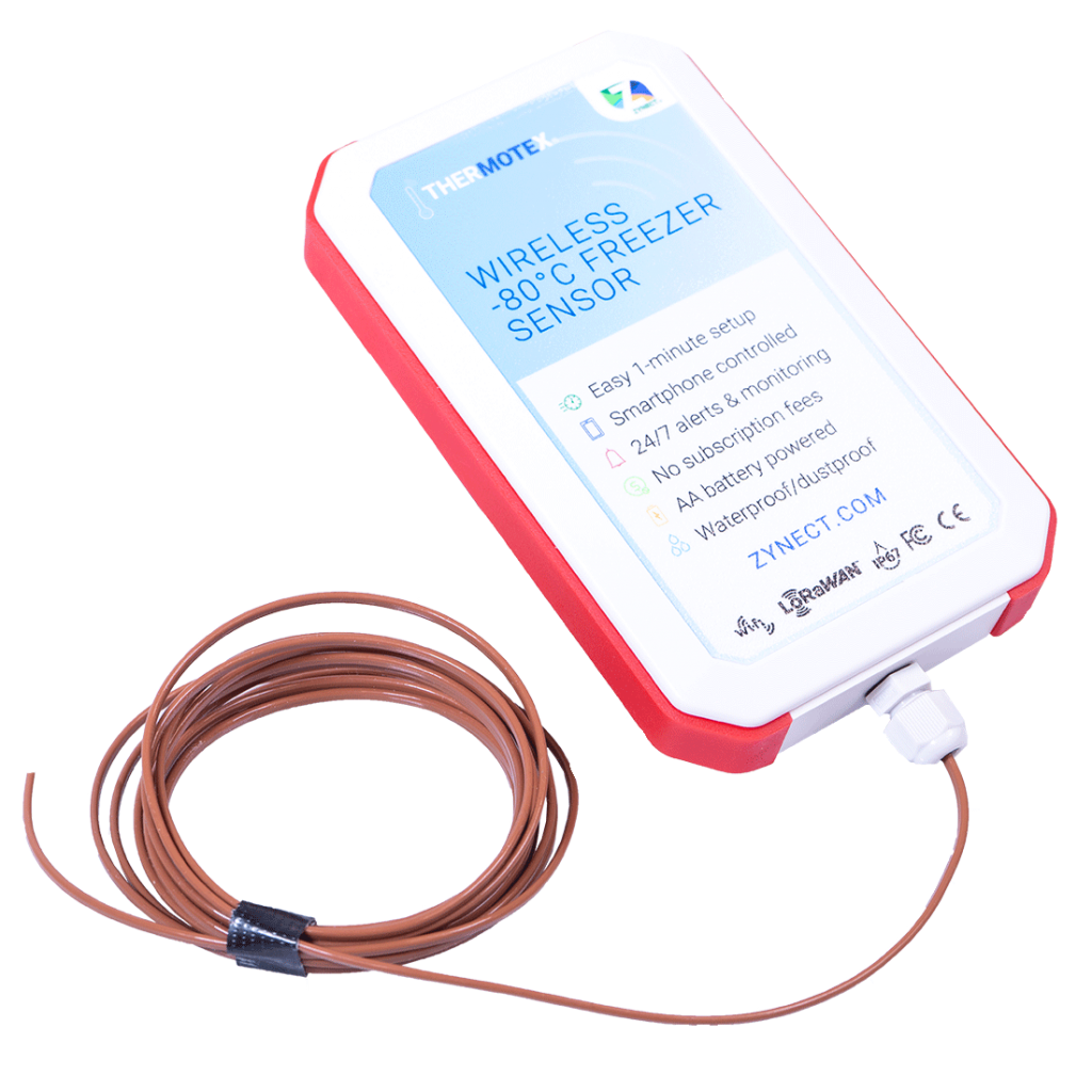 Thermote X Wireless NIST Traceable Remote Temperature Sensor. WiFi with  Text/email alerts. 24/7 Monitoring. No Subscription Fees.